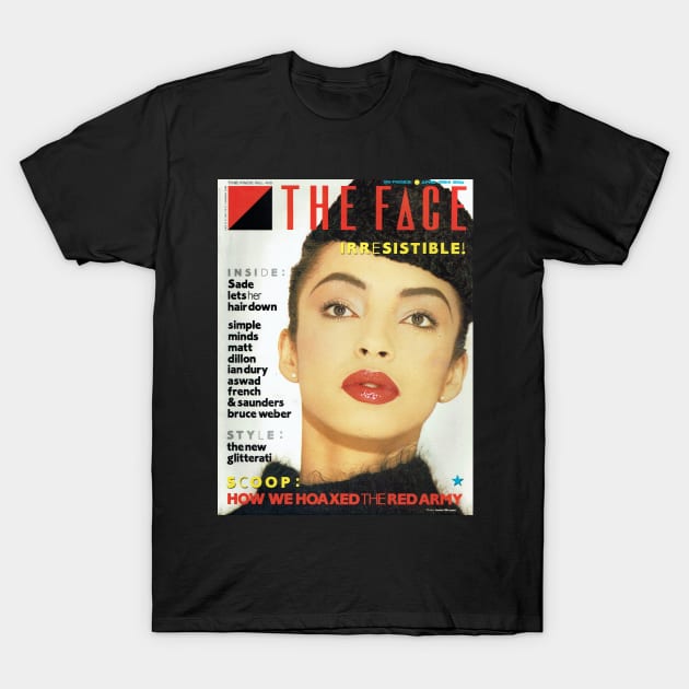 Sade The Face 1984 T-Shirt by Pop Fan Shop